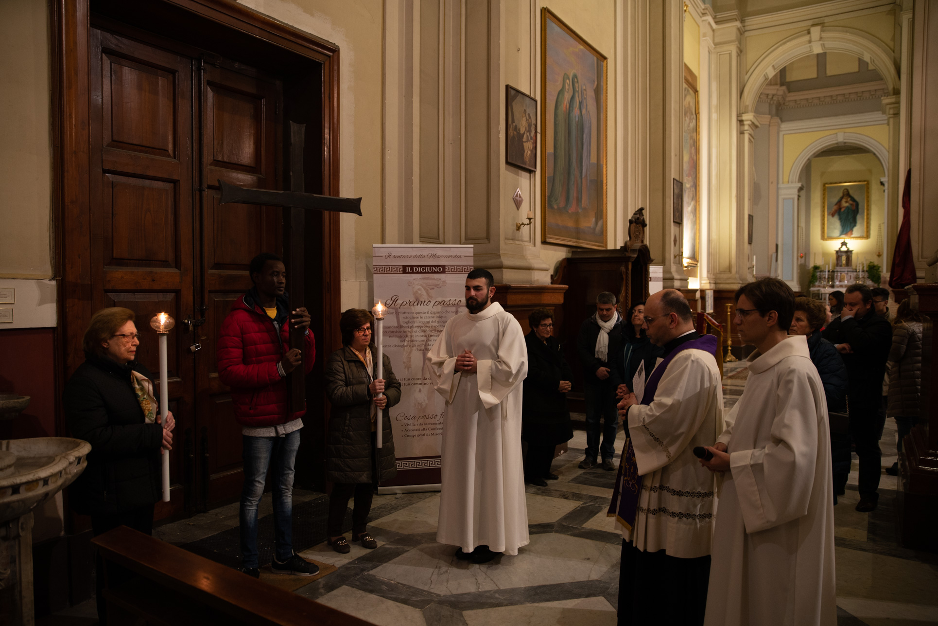 “My family is Catholic, so I went to a parochial school in Cameroon. When I arrived in Italy, I decided to receive my first communion and confirmation, so I enrolled in catechism classes. The Catholic community here has genuinely welcomed me”.
