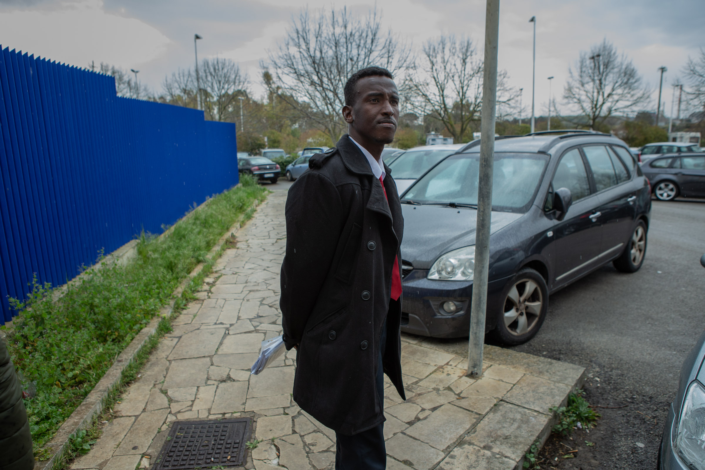 "Italy is a free country, but without documents, it's as if we don't exist. We can't work or rent an apartment. It's not right".